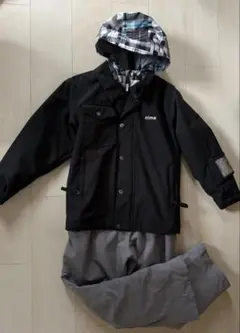 nima 子ども用スキーウェア ブラック