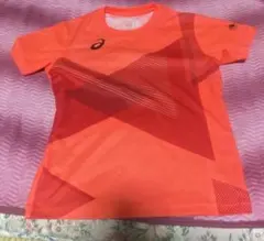 asics オレンジ トップス Mサイズ 日本製