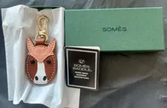 新品】SOMÈS SADDLE ソメスサドル 牛革キーホルダー イクイノックス