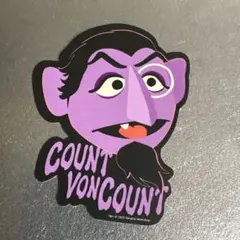 セサミストリート BOO! FRIENDS ステッカー カウント伯爵