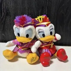 【タグ付き】限定ディズニー　夏祭り　ドナルド　デイジー　ぬいぐるみ　2015