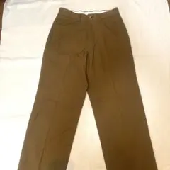 ブルックスブラザーズ 裾ダブル チノパンツ 28 ダークベージュ 綿100%のサムネイル