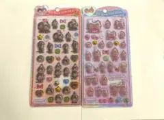 うるちゅるPOPSEAL　Monchhichi　 2種セット