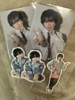 なにわ男子 HARDWORK ファミクラ盤 トレカ フレークシール 大西流星