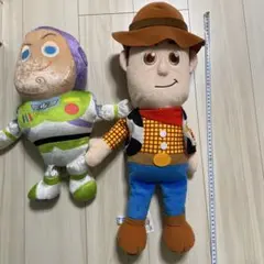 ディズニー　トイストーリー　ウッディ　バズ　2体セット　ぬいぐるみ