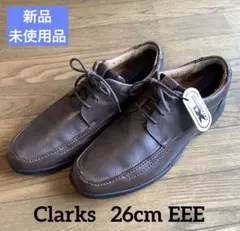 クラークス Un Sanford UK8(26cm)EEEブラウン【未使用品】のサムネイル