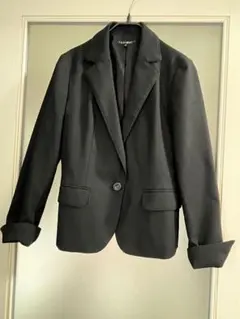 INDIVI 38 黒　スーツ上下スカートセット　オールシーズン