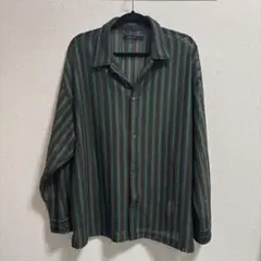 RAGEBLUE 長袖シャツ Lサイズ ブラウン&グリーン