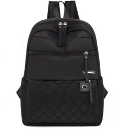 残り1点⚠️ZARAジャンル 海外ブランド 高見えキルティング切り替えリュック 黒