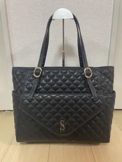 【美品】STEVE MADDEN BVIBRATO キルティングトートバッグ 黒のサムネイル