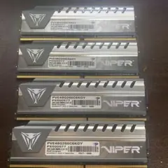 PATRIOT ViperElite DDR4 2666MHz 16GB 4枚