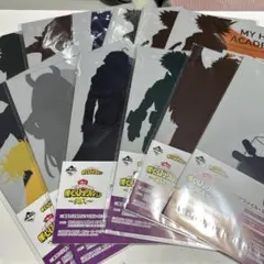 新品　一番くじ　僕のヒーローアカデミア　クリアファイル・ステッカーセット　11種