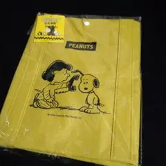 PEANUTS イエロー エコバッグ スヌーピー　レジカゴバッグ　エコバッグ