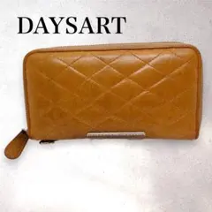 DAYSART デイズアート キルティング ラウンドファスナー 長財布 レザー