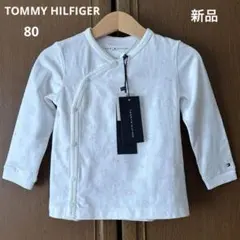 新品　トミーヒルフィガー　長袖　シャツ　インナー　白　ピンク　女の子　秋　冬
