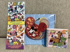 ディズニー　メモ帳　ミッキー　ミニー　トイストーリー　セット　新品未使用