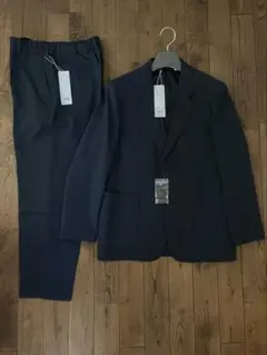新品未使用　ユニクロ　UNIQLO U　テーラードセットアップ　ネイビー