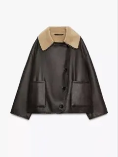 【ZARA】ZW COLLECTION ダブルフェイスジャケット