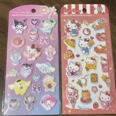 新品未使用　ハローキティ マシュマロシール 2シートセット
