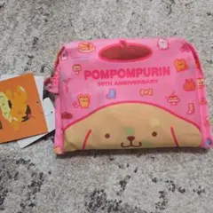 新品　ポムポムプリン 30周年記念 エコバッグ　ピンク　アベイル　サンリオのサムネイル
