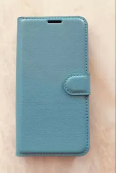AQUOS sense8手帳型ケース PUレザー マグネット カード収納 ブルー