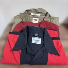 半袖シャツ 3枚セット まとめ売り Levi's シルク レーサーのサムネイル