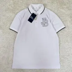 【新品タグ付き】ジャックバニー　オニカノコ　胸ロゴ　メンズ　ポロシャツ　白　5