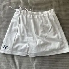 YONEX ホワイト スカート S