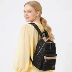 美品 LANVIN en Bleu トロカデロダリア レース リュックサック 黒のサムネイル