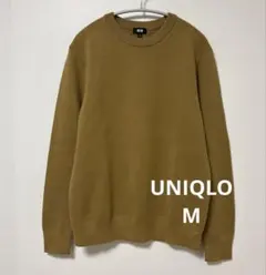 ユニクロ ウォッシャブルミラノリブクルーネックセーター M