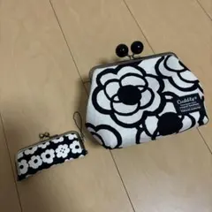 大サイズ！　 花柄がま口　印鑑ケースセット