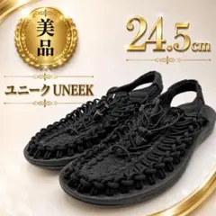 KEEN UNEEK ユニーク 黒 ブラック 24.5cm サンダルのサムネイル