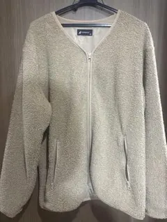 KANGOL カンゴール ボアフリースジャケット　ベージュ Mサイズ