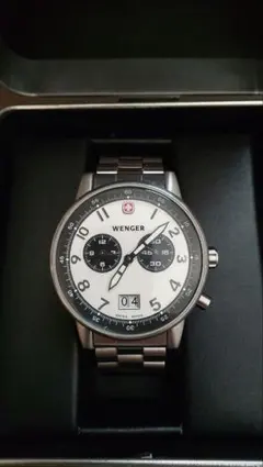 WENGER コマンド デュアルタイム ビッグデイト 7471X/T 腕時計 - メルカリ