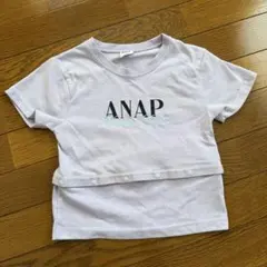 ANAP KIDS ロゴTシャツ 130cm ラベンダーのサムネイル