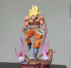 ドラゴンボール 孫悟空 スーパーサイヤ人フィギ ュア塗装完成品のサムネイル