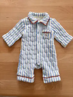 This and That ベビー ストライプロンパース 50-60