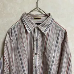 ポールスミス　マルチストライプシャツ　カラフル