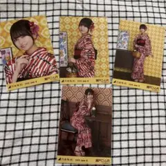 瀬戸口心月　生写真　浴衣　4種セミコンプ 瀬戸口心月 生写真 浴衣 4種セミコンプ - メルカリ