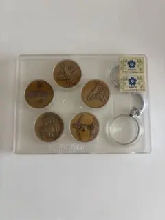 大阪万博 記念メダル キーホルダー EXPO '70 記念メダル 5枚のサムネイル