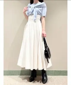 snidel ハイウエストボリュームスカート