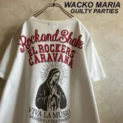 希少 初期タグ ワコマリア プレイングマリアtシャツ 墨黒 L - メルカリ