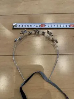 Jacadi★花モチーフ2連ティアラカチューシャ