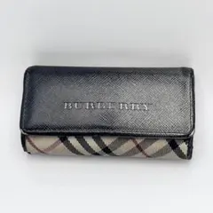 BURBERRY バーバリー キーケース ノバチェック ベージュ シルバーのサムネイル