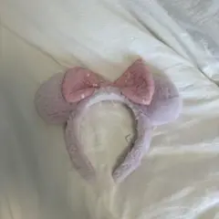 東京ディズニーリゾート カチューシャ ピンク ファー スパンコール