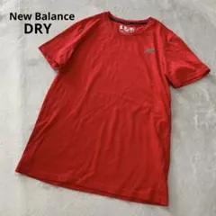 New Balance DRY ニューバランス ドライ ロング丈Tシャツ 赤
