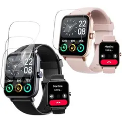 スマートウォッチ Smart Watch 1.8インチ フィルム 高感度