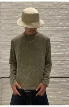 BEAMS オリーブグリーン 長袖カットソー M