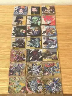 機動戦士ガンダム　シールウエハースvol.４　ダブり無し　お得な２１枚セット