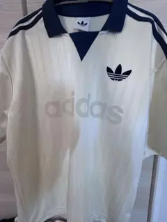 80s adidas デサント製 長袖 ゲームシャツ M - メルカリ